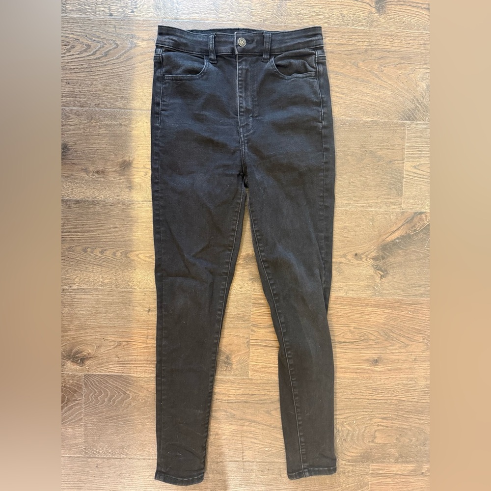 American Eagle Outfitters Black High Rise Jeans Next level Stretch